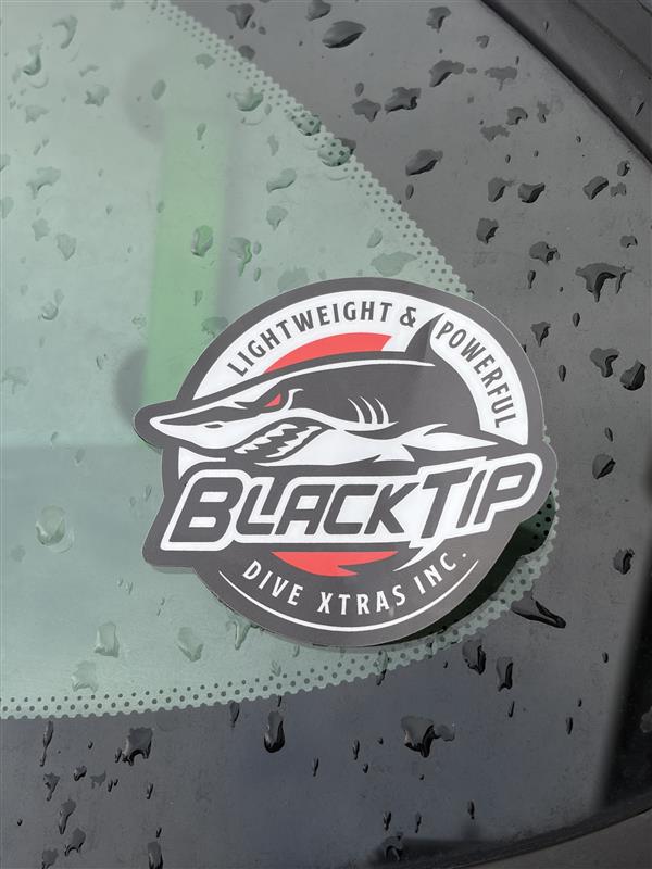 BlackTip Patch Sticker