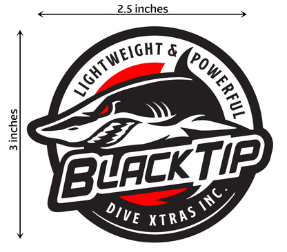 BlackTip Patch Sticker